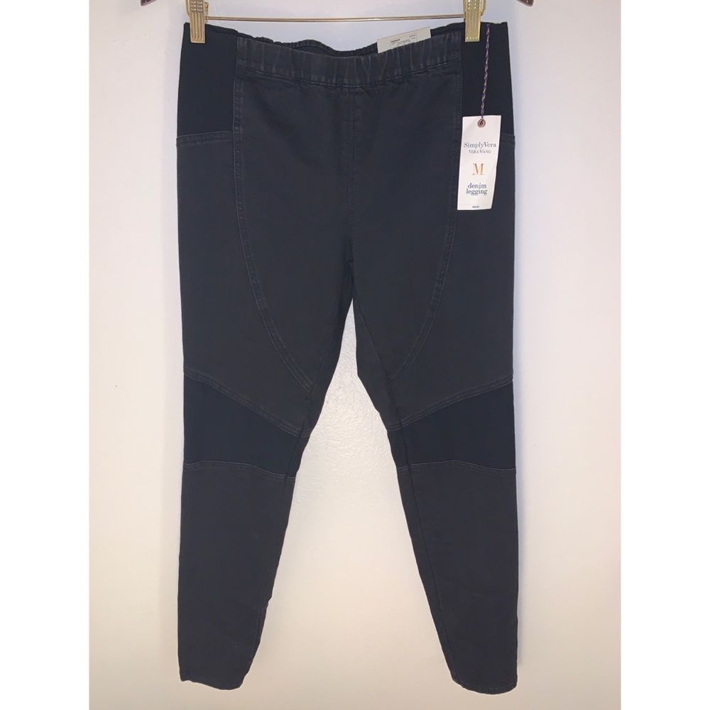 Denim leggings with details